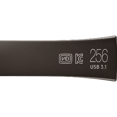 titan gray Samsung MUF-32BE4/EU USB 3.1 Flash Drive BAR Plus 32 GB bis zu 200 MB/s 